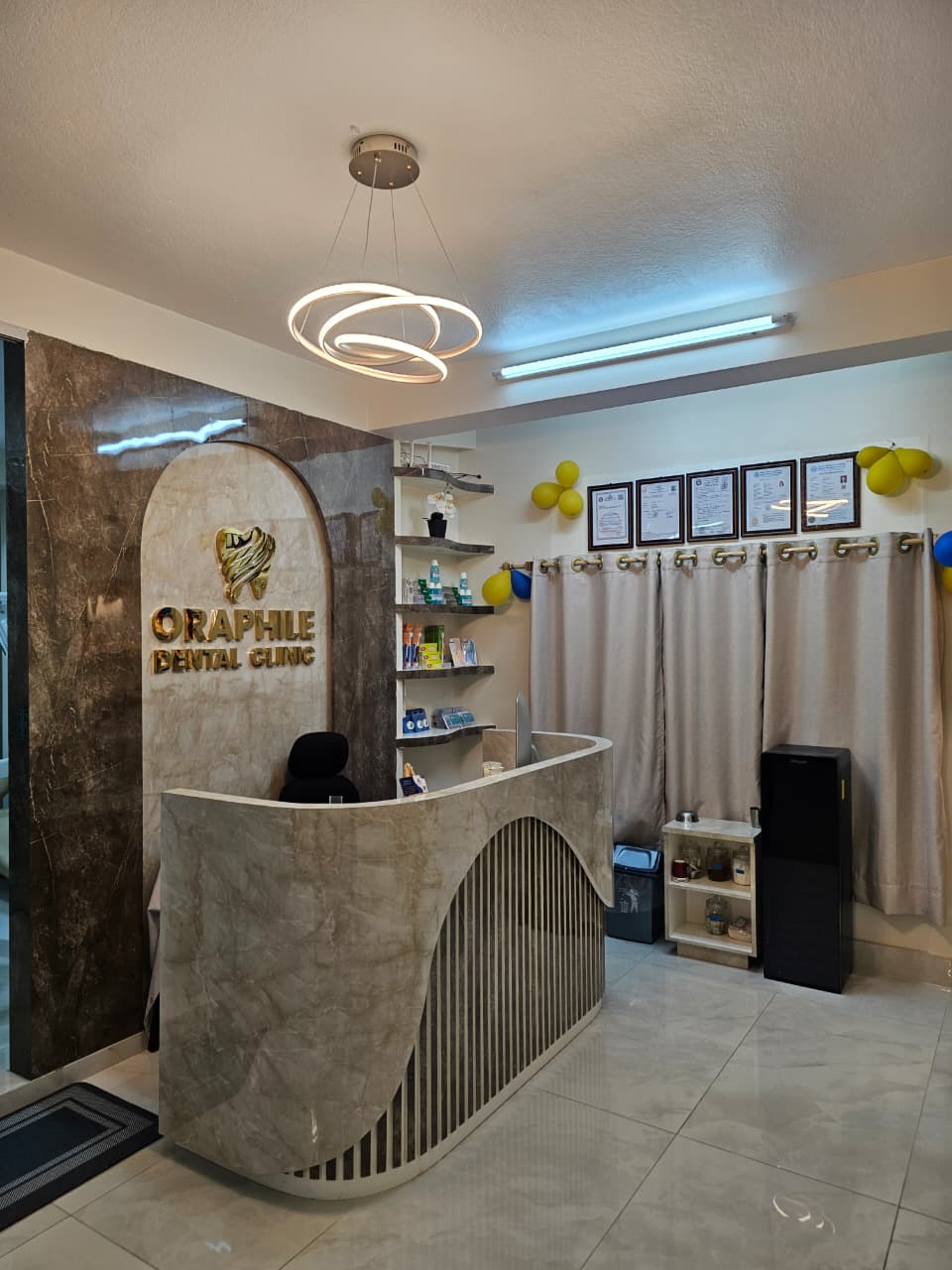 Oraphile Dental Clinic reception